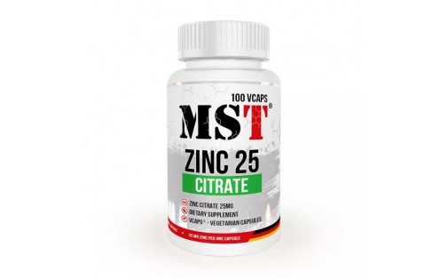 Zinc 25 Citrate (100 veg caps)