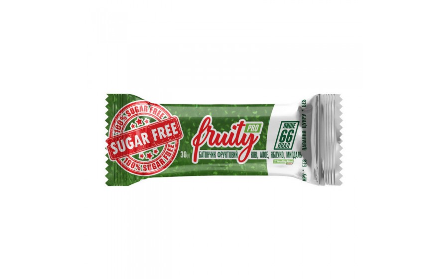 Fruity Pro sugar free (30 g, ківі, алое, яблуко, мигдаль)