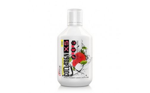 Collagen X5 (500 ml, strawberry)