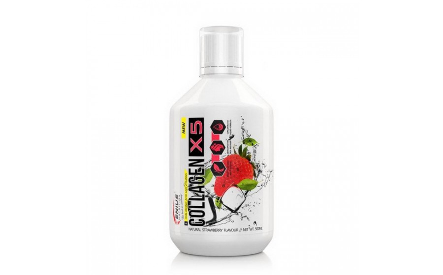 Collagen X5 (500 ml, strawberry)