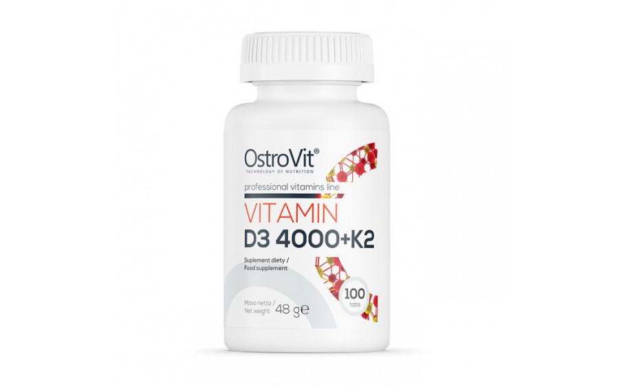 Vitamin D3 4000 + K2 (100 tabs)