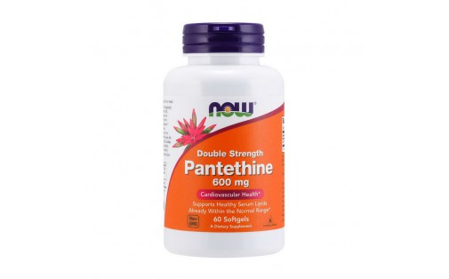 Pantethine 600 mg double strength (60 softgels)