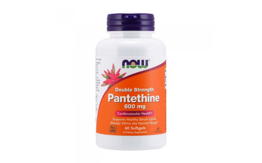 Pantethine 600 mg double strength (60 softgels)