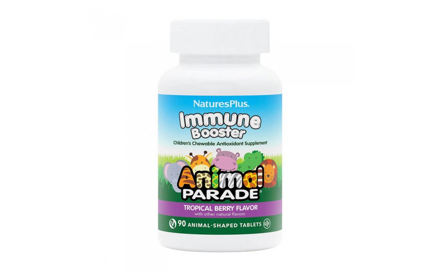 Animal Parade Kids Immune Booster (90 animal-shaped tabs, tropical berry)