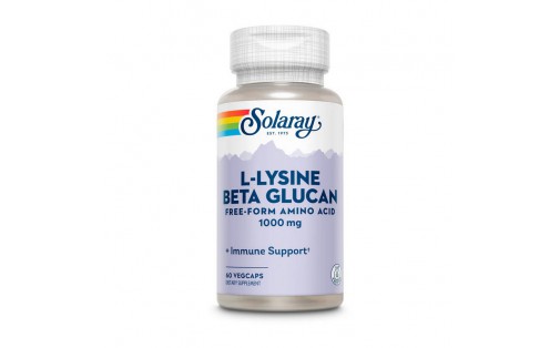 L-Lysine Beta Glucan 1000 mg (60 veg caps)