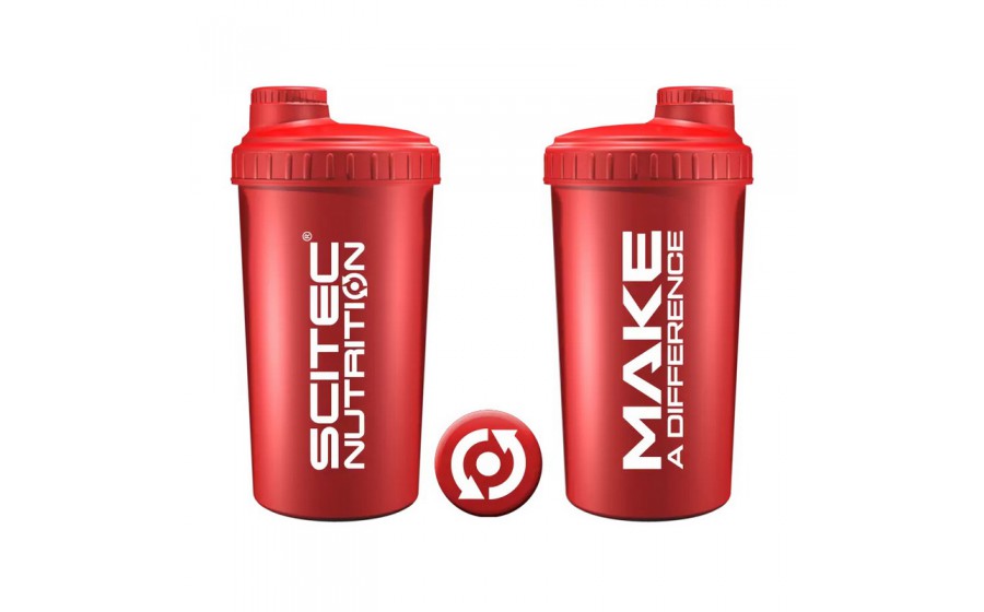 Shaker Scitec Nutrition Make A Difference (700 ml, red)