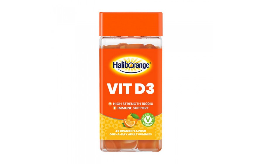 Vit D3 1000 IU (45 gummies, orange)