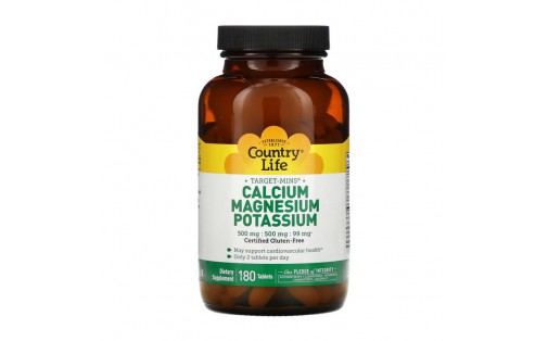 Calcium Magnesium Potasium (180 tab)