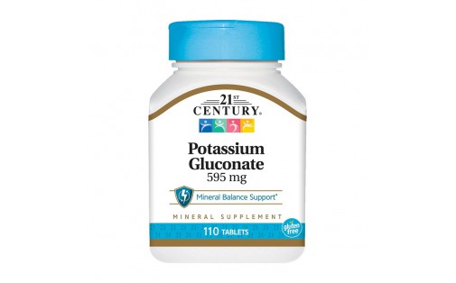 Potassium Gluconate 595 mg (110 tabs)