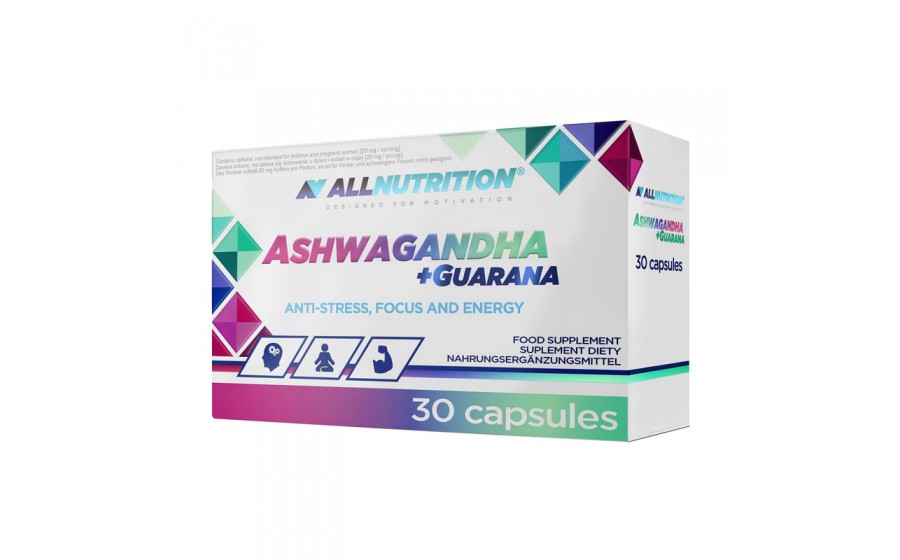 Ashwagandha + Guarana (30 caps)