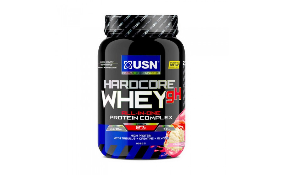 Hardcore Whey (908 g, strawberry)