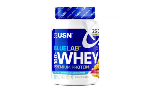 Blue Lab 100% Whey Premium Protein (908 g, caramel popcorn)