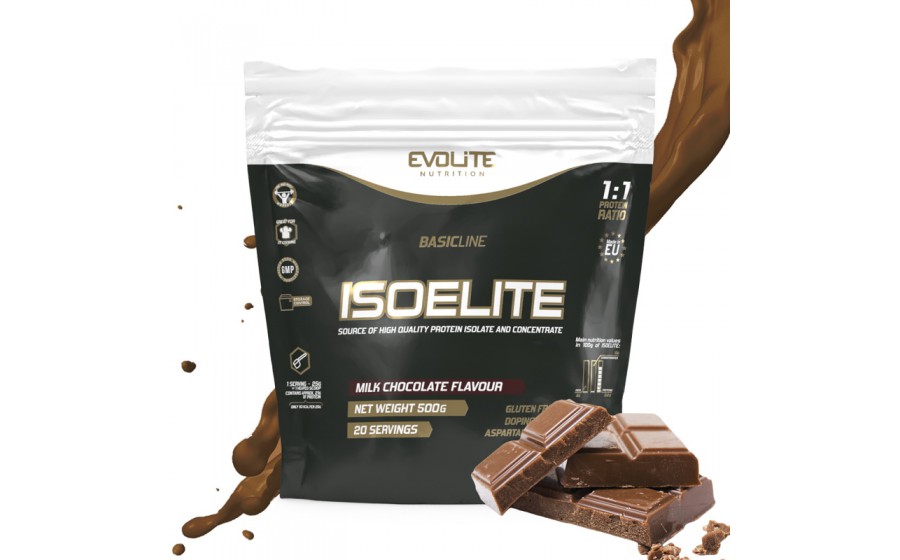 Iso Elite (500 g, milk chocolate)