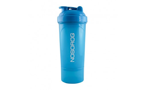 Nosorog Shaker 2 in 1 (350 ml, blue)