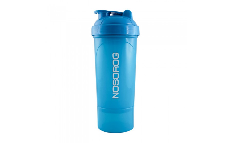 Nosorog Shaker 2 in 1 (350 ml, blue)