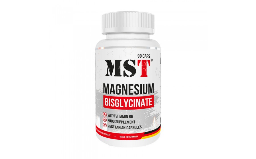 Magnesium Bisglycinate With Vitamin B6 (90 caps)