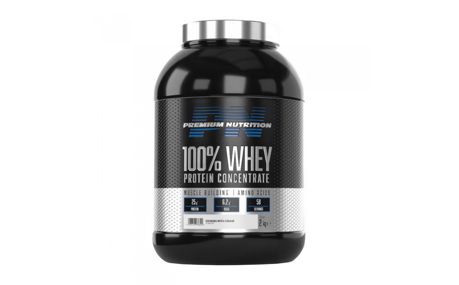 100% Whey Protein Concentrate (2 kg, banana peach)