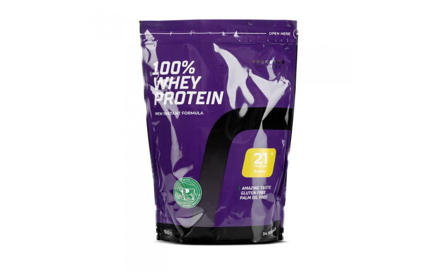 100% Whey Protein (920 g, blueberry)