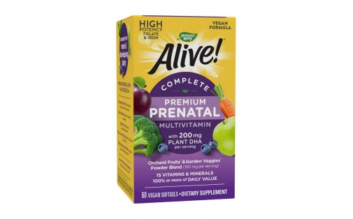 Alive! Premium Prenatal (60 veg softgels)