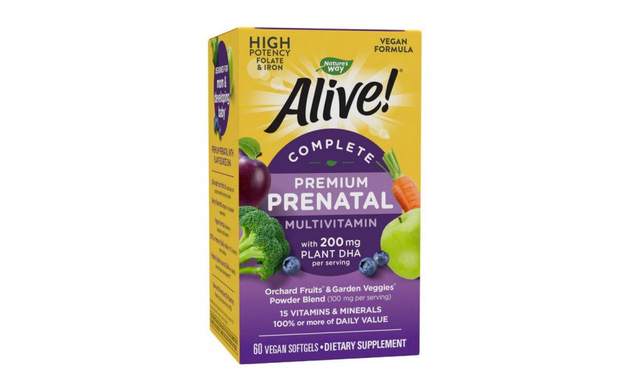 Alive! Premium Prenatal (60 veg softgels)