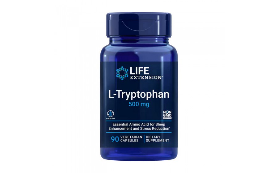 L-Tryptophan 500 mg (90 veg caps)