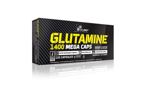 L-Glutamine 1400 mega caps (120 caps)