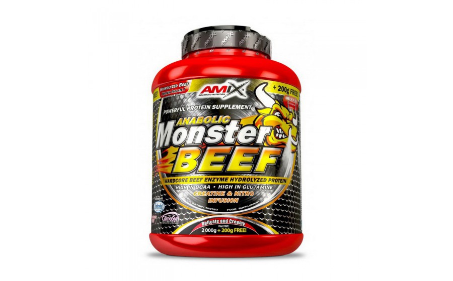 Beef Monster Protein (2 kg, strawberry with banana)