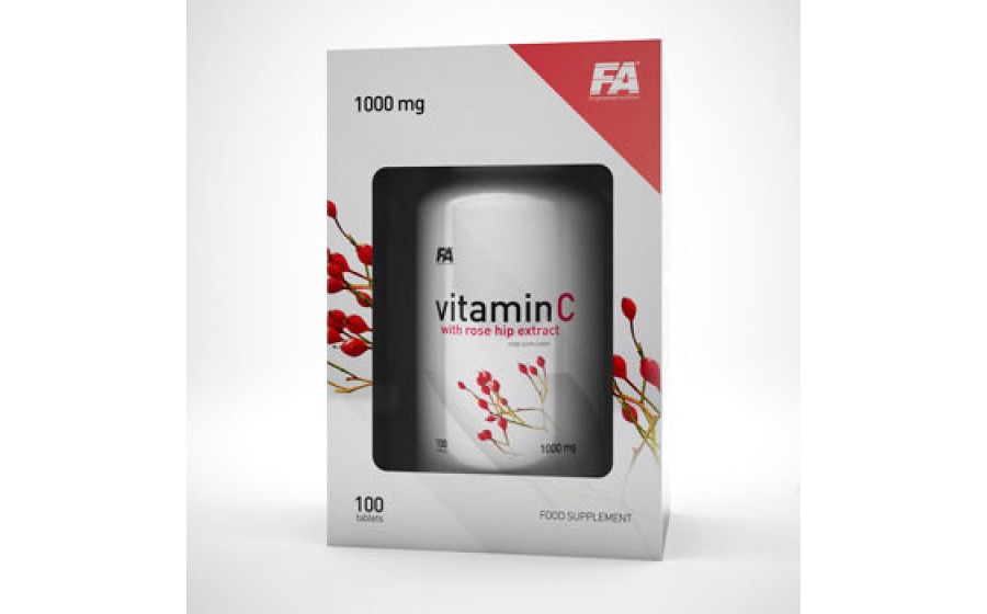 Vitamin C with rose hip extract (100 tabs)