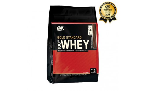 100% Whey Gold Standard (3,63 kg, double rich chocolate)