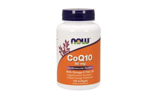 CoQ10 60 mg with Omega-3 (120 softgels)