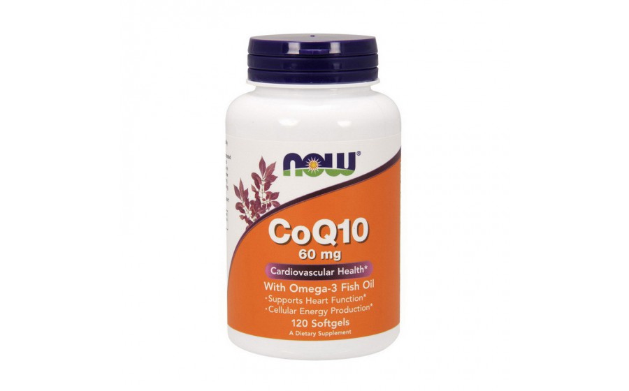 CoQ10 60 mg with Omega-3 (120 softgels)