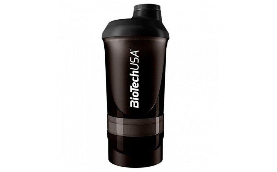 Shaker Wave + 3 in 1 (500 ml, Black)