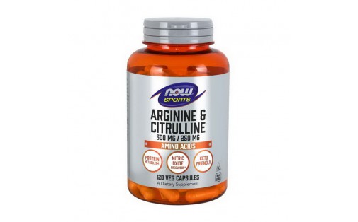 Arginine & Citrulline 500 mg/250 mg (120 caps)