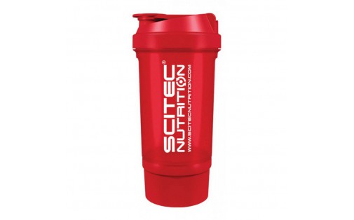 Scitec Shaker 500 Travel (500 ml red) (500 ml, red)