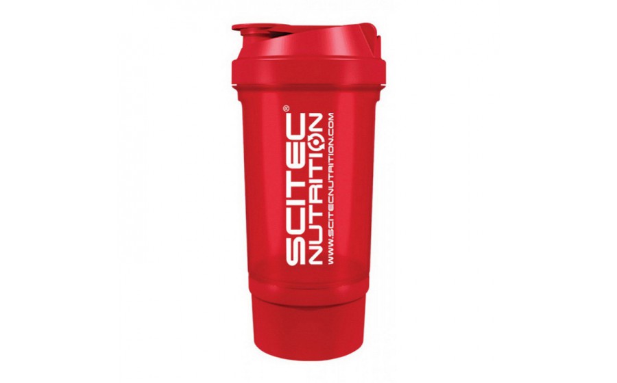 Scitec Shaker 500 Travel (500 ml red) (500 ml, red)