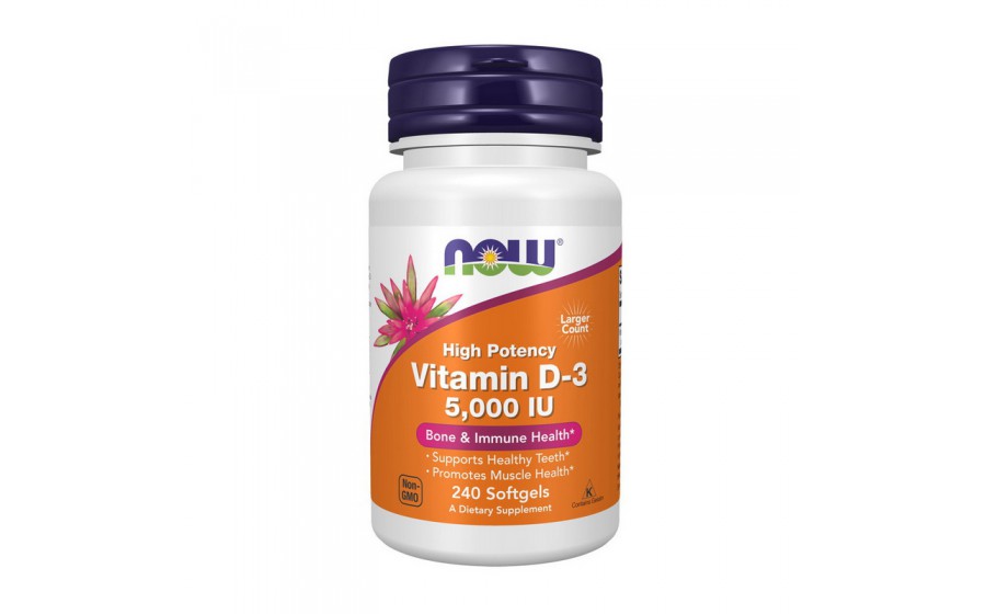 Vitamin D-3 5000 IU (240 softgels)