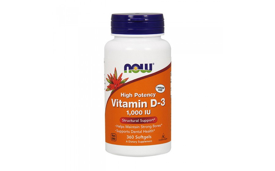 Vitamin D-3 1000 IU (360 softgels)