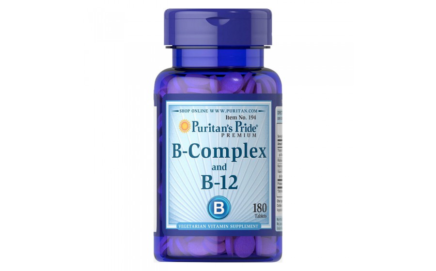 Vitamin B-Complex And Vitamin B-12 (180 tablets)