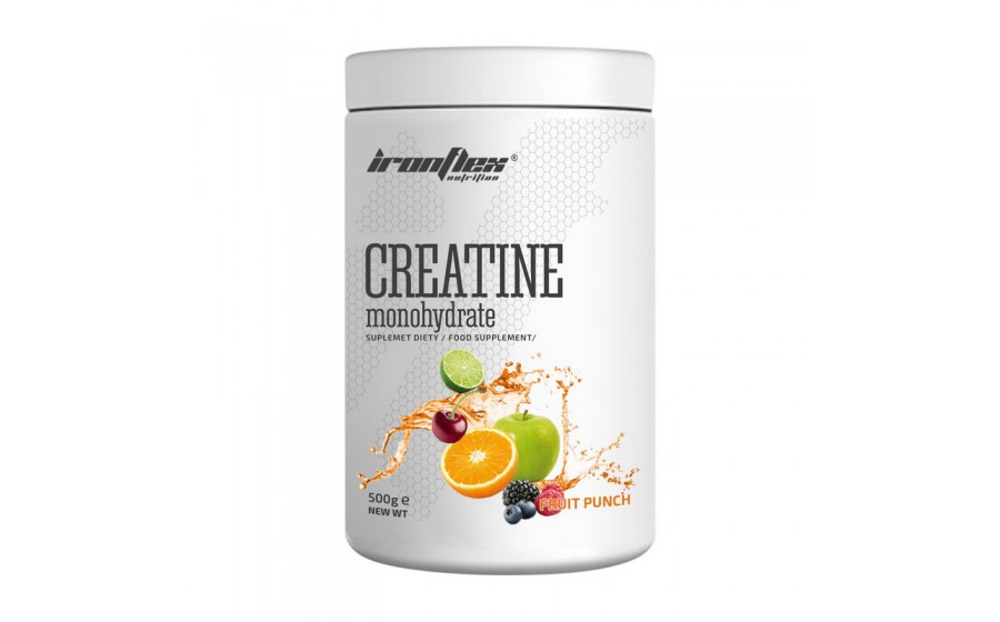 Creatine monohydrate (500 g, orange)