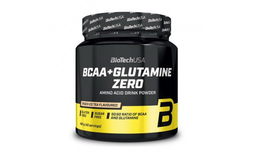 BCAA + Glutamine ZERO (480 g, peach ice tea)