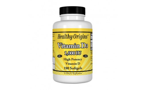 Vitamin D3 1000 IU (180 softgels)