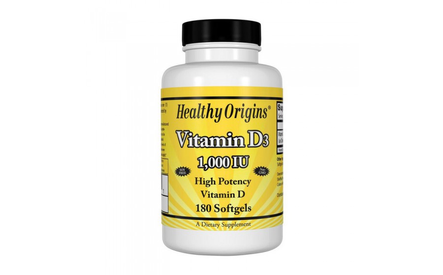 Vitamin D3 1000 IU (180 softgels)