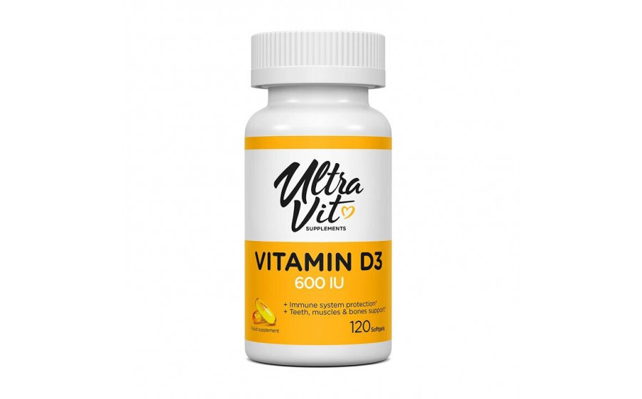 Vitamin D3 600 IU (120 softgels)