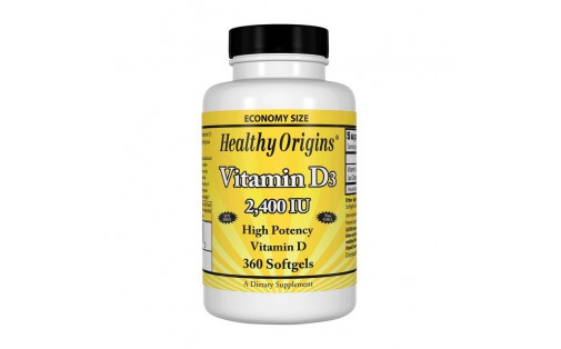 Vitamin D3 2400 IU (360 softgels)