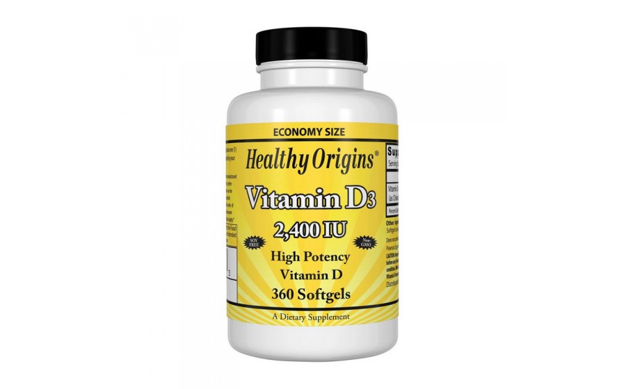 Vitamin D3 2400 IU (360 softgels)