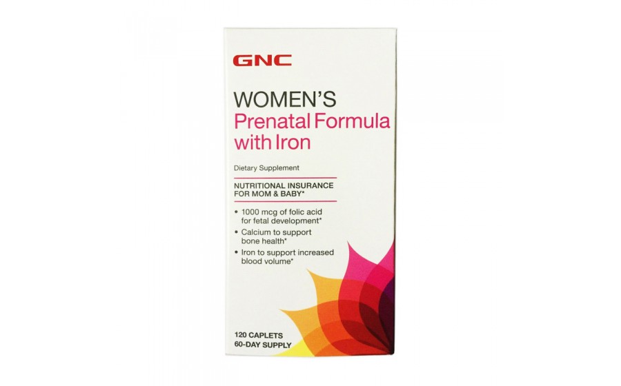 Women`s Prenatal Formula without Iron (120 caplets)