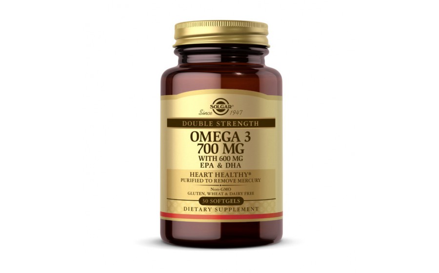 Omega 3 700 mg with 600 mg EPA & DHA (30 softgels)