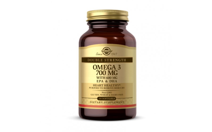 Omega 3 700 mg with 600 mg EPA & DHA (60 softgels)