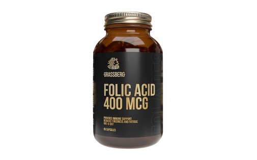 Folic Acid 400 mcg (60 caps)