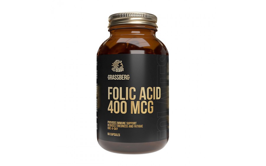 Folic Acid 400 mcg (60 caps)